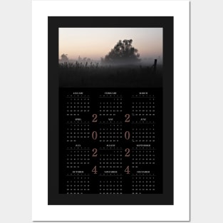 In a Twilight Mist • 2024 Year-at-a-glance Calendar Posters and Art